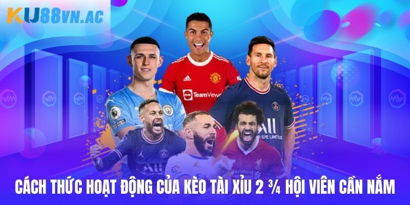 Tài Xỉu 2.75 - Hướng Dẫn Người Dùng Chốt Thưởng Khủng 2025 4 Cách thức hoạt động của kèo tài xỉu 2 ¾ hội viên cần nắm