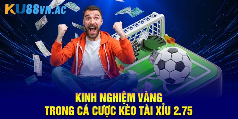 Kinh nghiệm vàng trong cá cược kèo tài xỉu 2.75